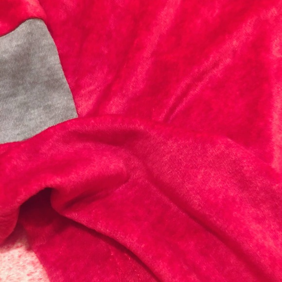 Ellen Degeneres Red & Gray Dog Christmas Embroidery Soft Pajama Shirt - Picture 9 of 9